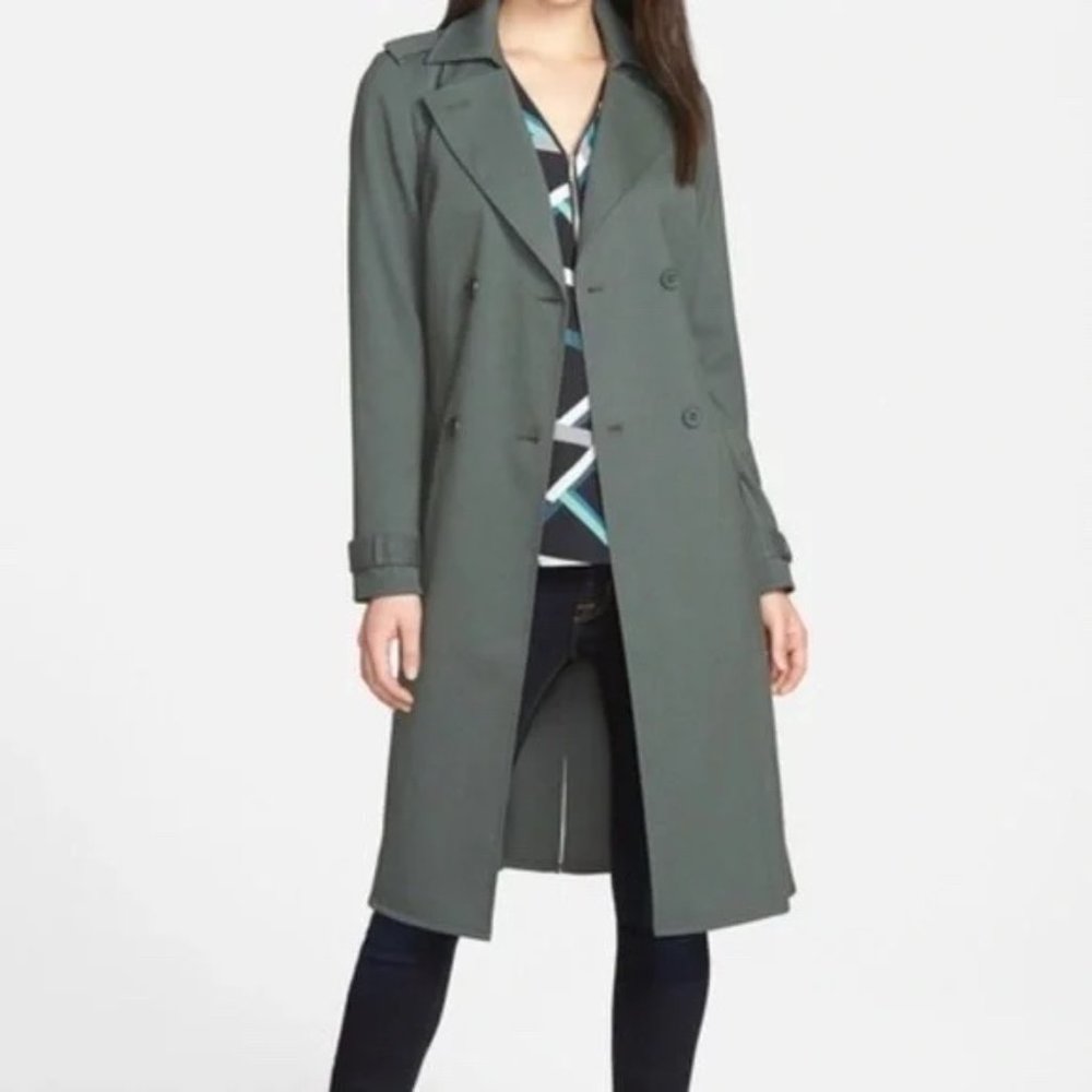 Green Trench Coat